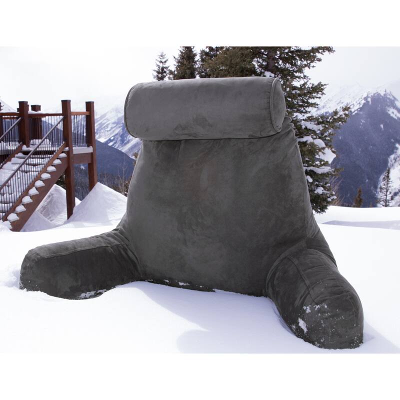 Husband Bedrest Micro-Suede Reading Pillow