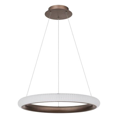Odessa Integrated LED Brushed Bronze Pendant