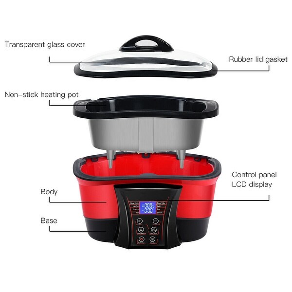 Gymax 8 in 1 Multi Cooker 5.3 Quart Programmable Non-Stick