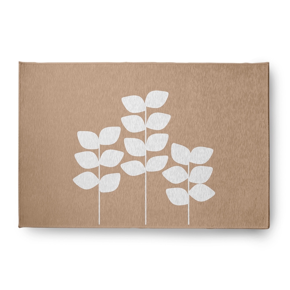 Simple Stems Spring Chenille Indoor/Outdoor Rug