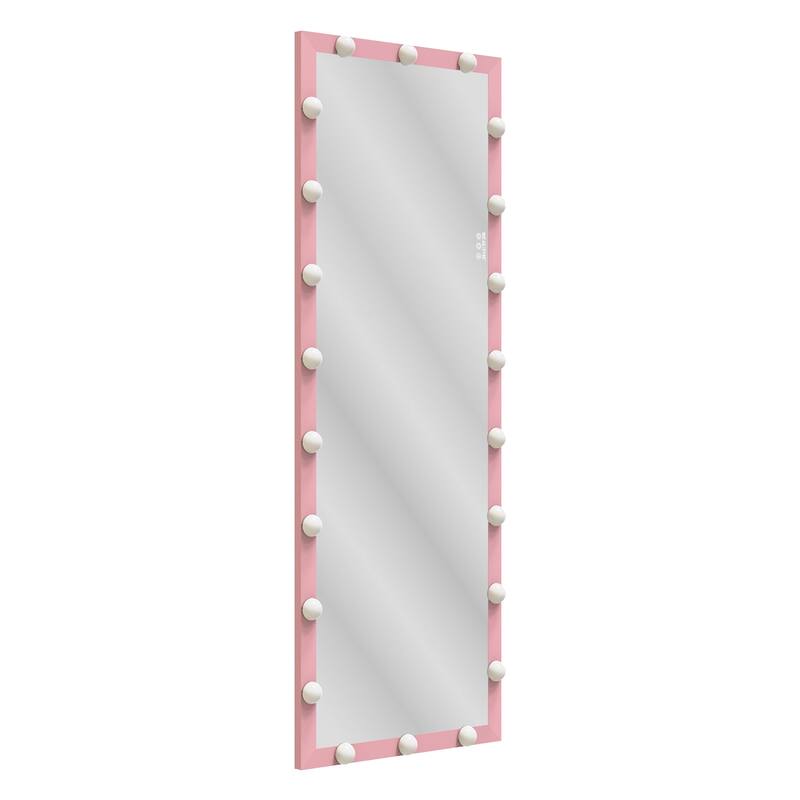 63 Inch Rectangular Framed Dimmable Wall Mounted LED Full Length Mirror