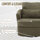 preview thumbnail 14 of 13, Roomfitters Teddy Swivel Barrel Chair, 360° Round Accent Sofa Chair for Living Room, Bedroom, Nursery or Office