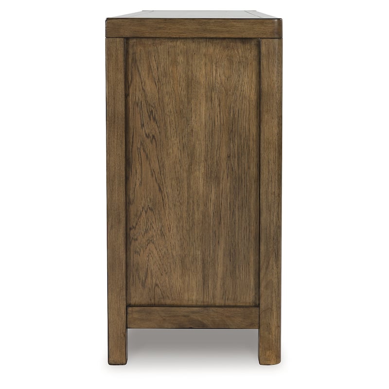Signature Design by Ashley Cabalynn Light Brown Dining Server - 60.13" W x 18" D x 36" H