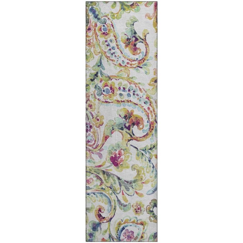 Premium Washable Super Soft Paisley Mayfield Rug