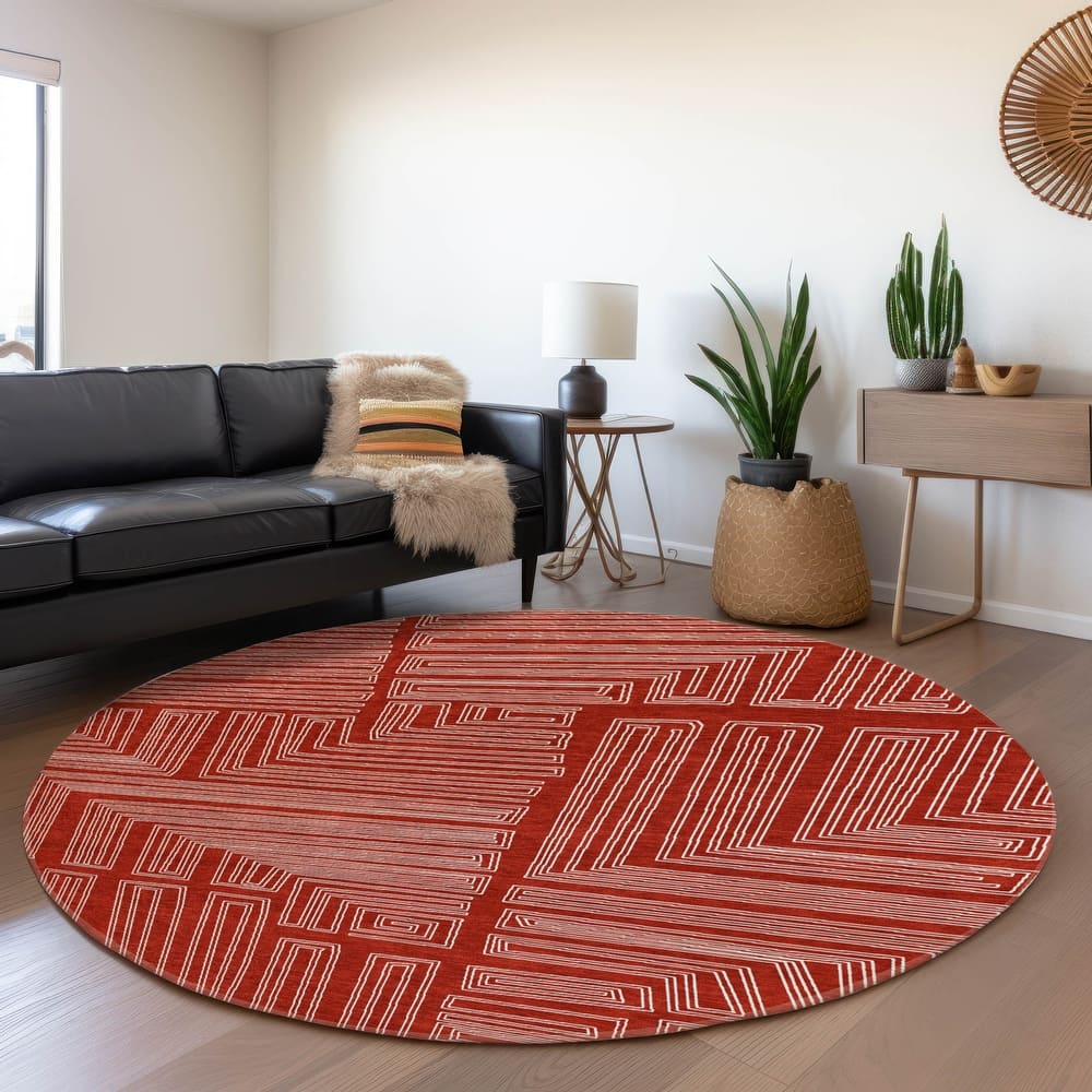 Premium Washable Super Soft Mid Century Modern Mayfield Rug