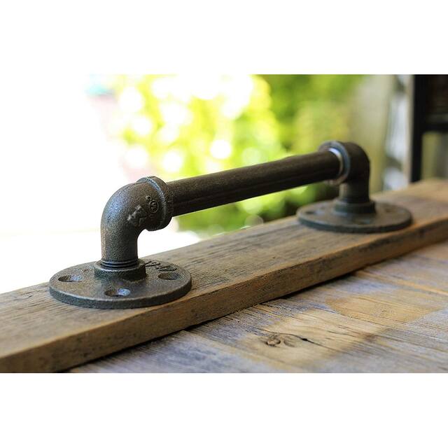 Farmhouse Noodle Board Rustic Wood Stove Top Cover with Handles