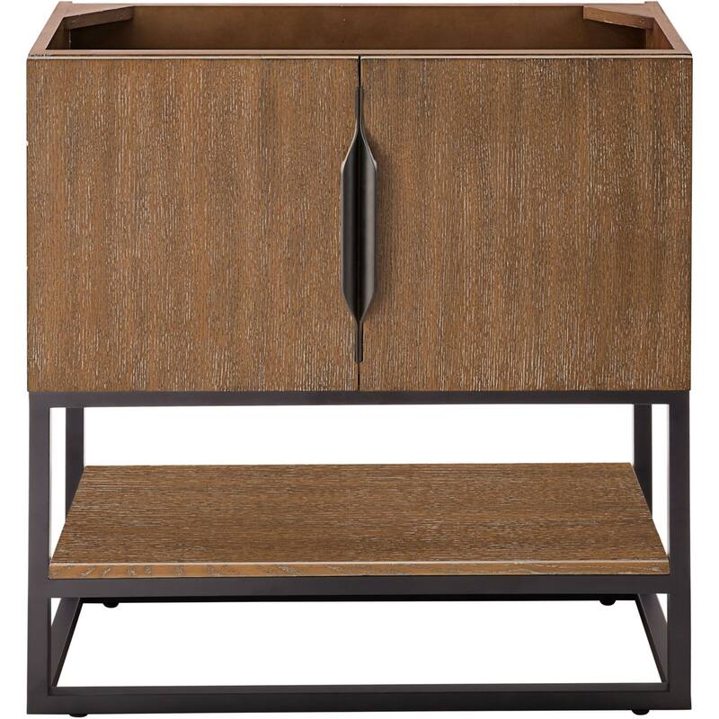 James Martin Vanities 883-V31.5-MB Columbia 32" Single Basin Hardwood - Latte Oak