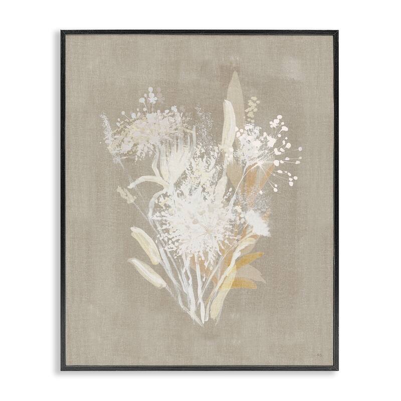 Stupell Country Herbs Impression Framed Giclee Art Design By Susan Jill - 11 x 14 - Black