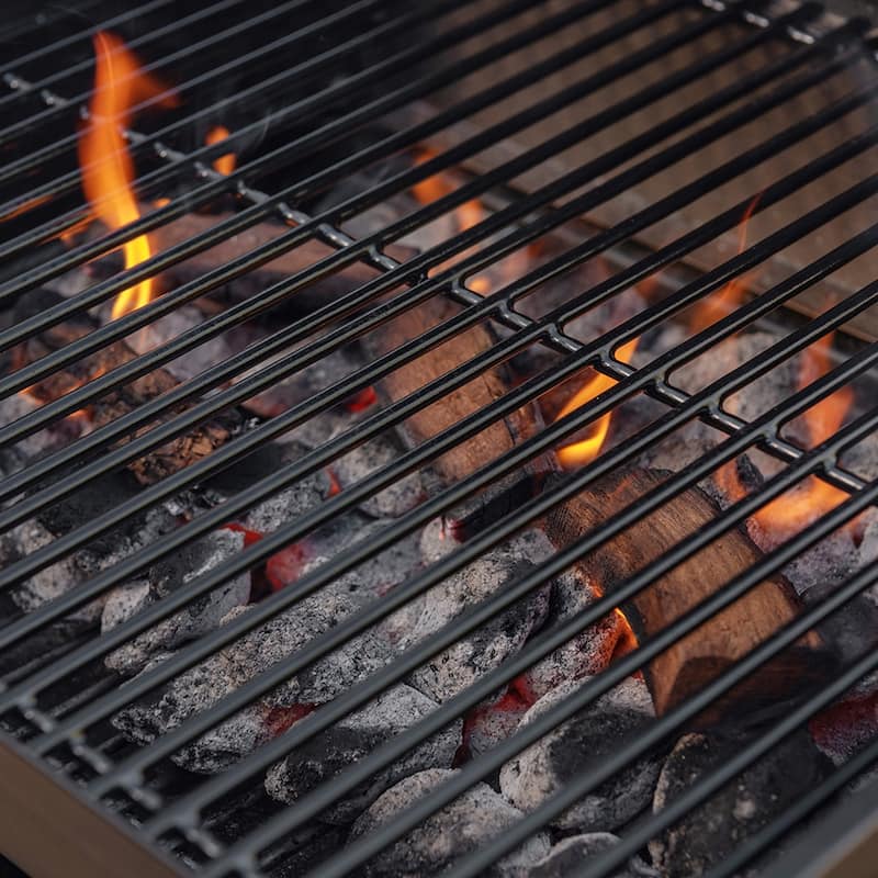 Nexgrill 17.5" Charcoal Barrel Grill w/ Side Table
