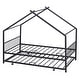 preview thumbnail 27 of 29, Twin Size Metal House Bed with Twin Size Trundle