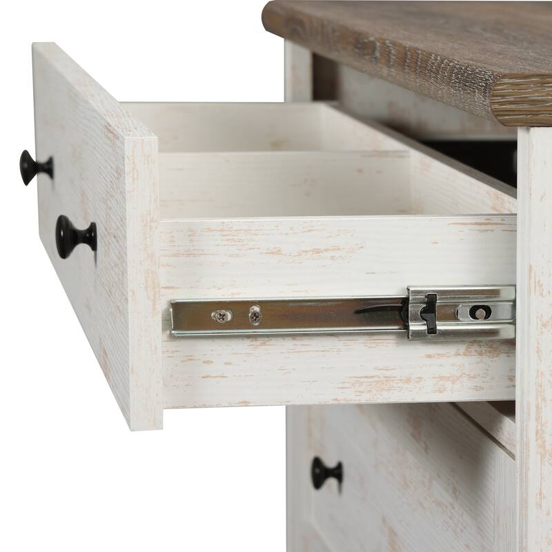 WAMPAT 3 Drawer Dresser ,Wood Storage Dresser for Bedroom