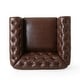 preview thumbnail 3 of 18, Castalia Chesterfield Tufted Club Chair by Christopher Knight Home - 39.00" L x 33.50" W x 28.00" H