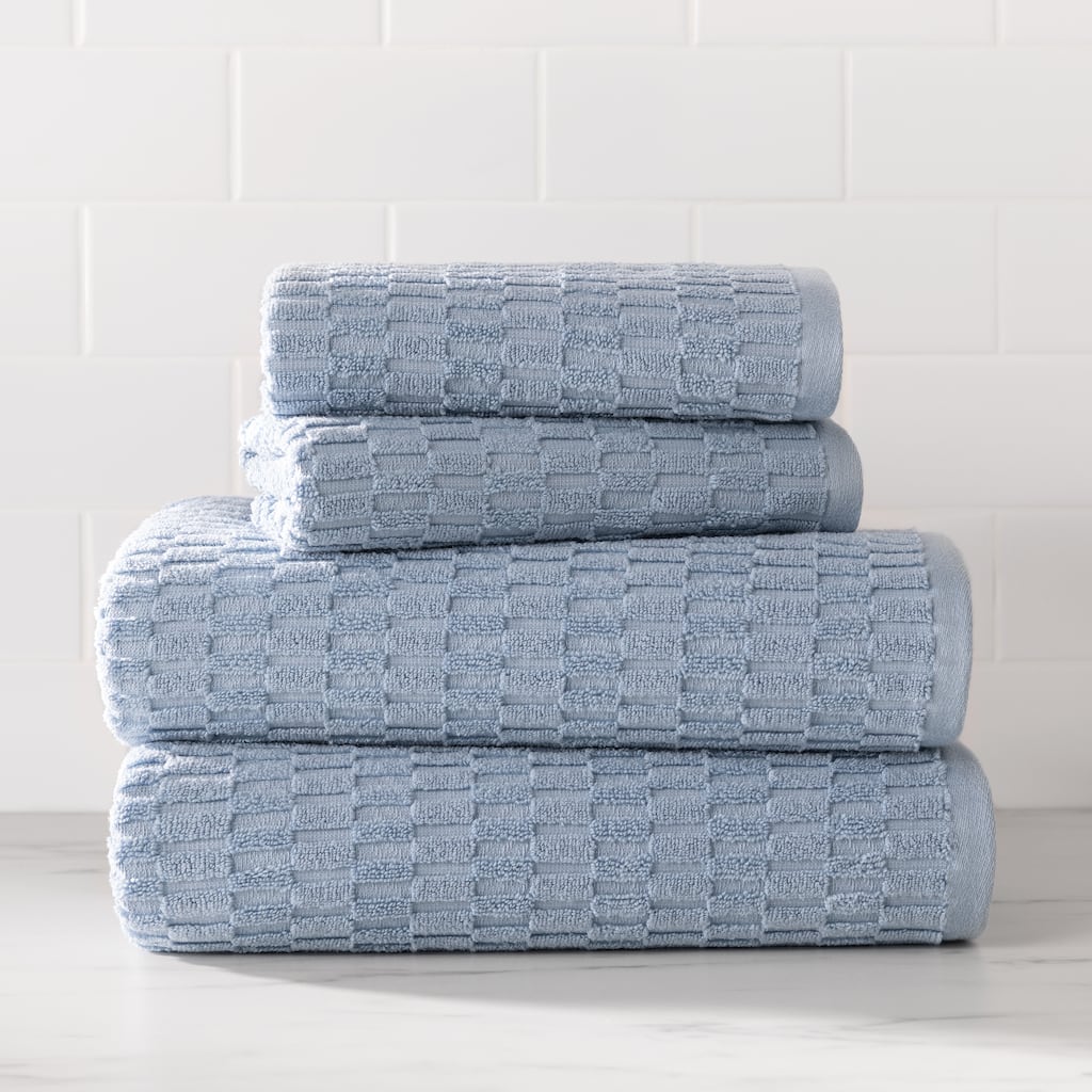 DKNY Metro Tile Quick Dry Bath and Hand Towel 4-piece Set