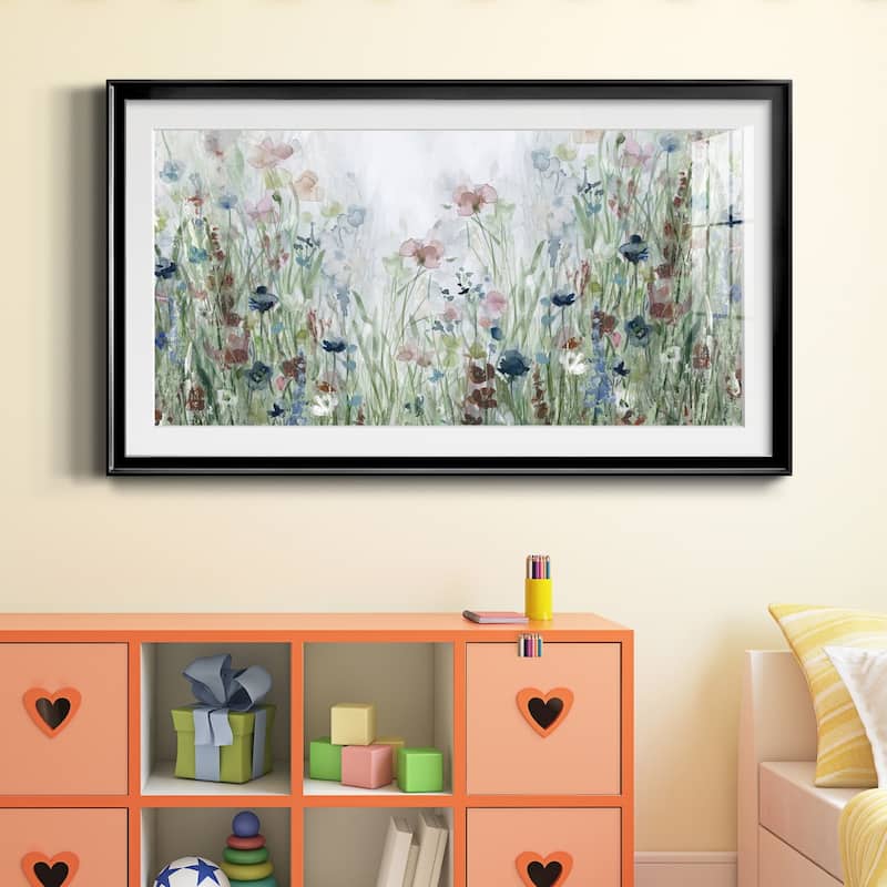 Wildflower Fields- Premium Gallery Framed Print - Ready to Hang