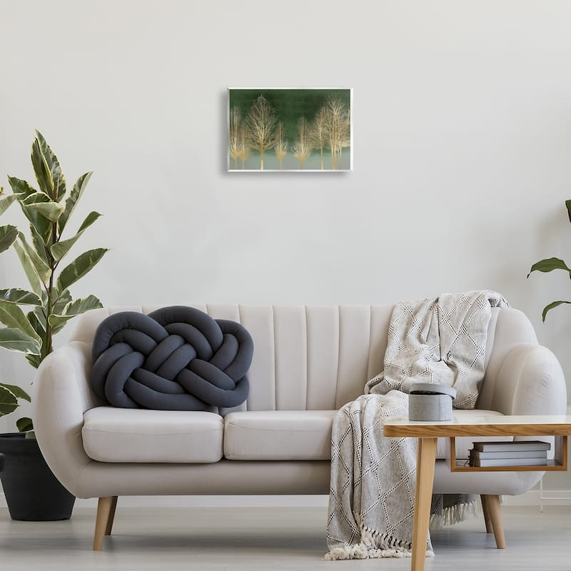 Stupell Gold Gradient Forest Wall Plaque Art Design By Kate Bennett