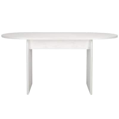 SAFAVIEH Norene Ribbed Dining Table - 62 In. W x 31.5 In. D x 30 In. H - 62Wx32Dx30H