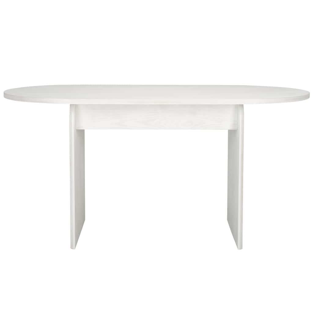 SAFAVIEH Norene Ribbed Dining Table - 62 In. W x 31.5 In. D x 30 In. H - 62"W x 32"D x 30"H