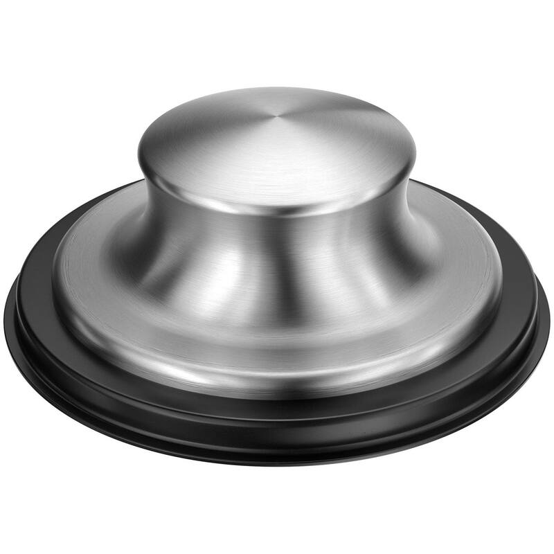 Kraus GDC-3 Sink Stopper for Kitchen Sink - Stainless Steel / Matte Black - Stainless Steel / Matte Black