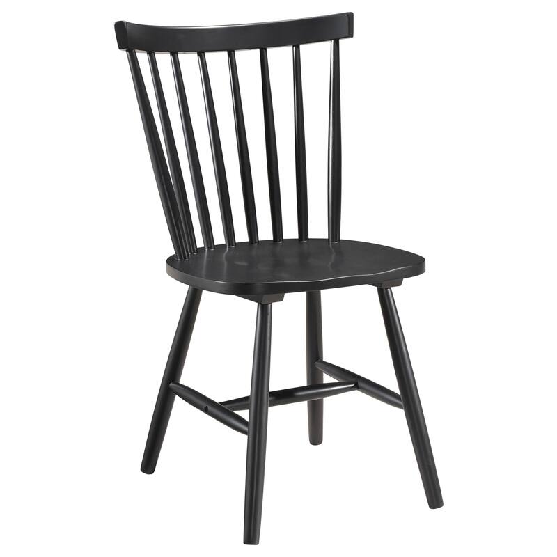 Hollyoak Walnut and Black Rectangular Dining Set