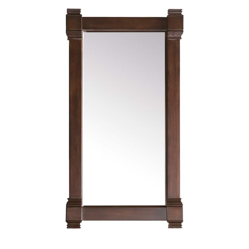 James Martin Vanities Brittany 22" Mirror, Burnished Mahogany - Burnished Mahogany