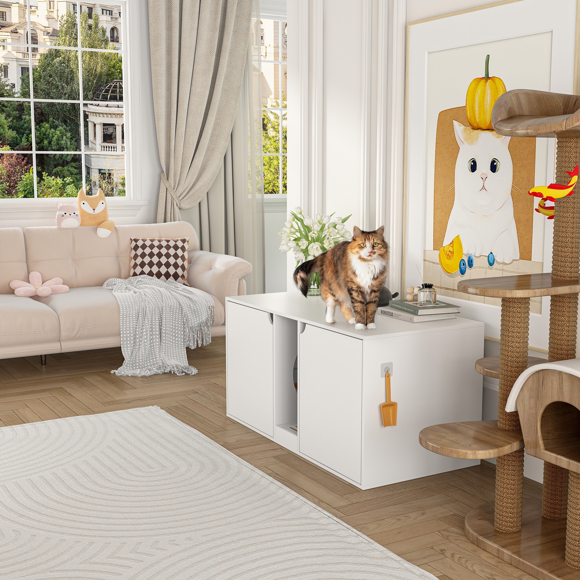 Litter box furniture bed bath and beyond hot sale