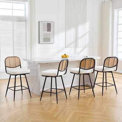 26"/29" Counter Height Swivel Bar Stools Set of 2/3/4