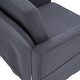 preview thumbnail 7 of 9, Indoor Single Seat Sofa with Solid Wood Legs, Dark Grey