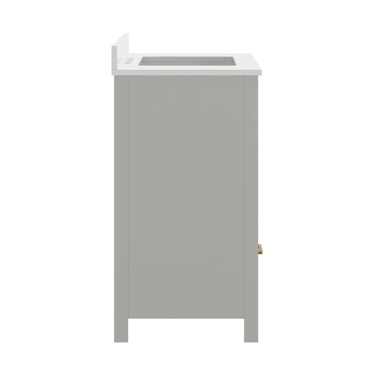 Bathroom Vanity with Undermount Sink, Cabinet, and Drawer