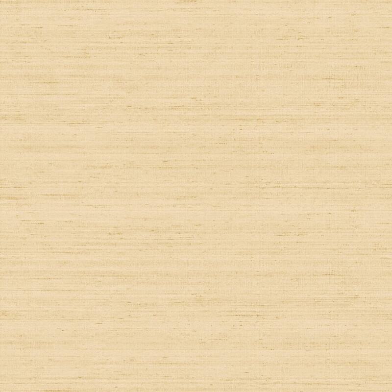 Galerie Wallcoverings Synergy Collection Slub Silk Matte Finish Vinyl on Non-woven Wallpaper Roll - 33-feet long x 21-inches wide - Yellow