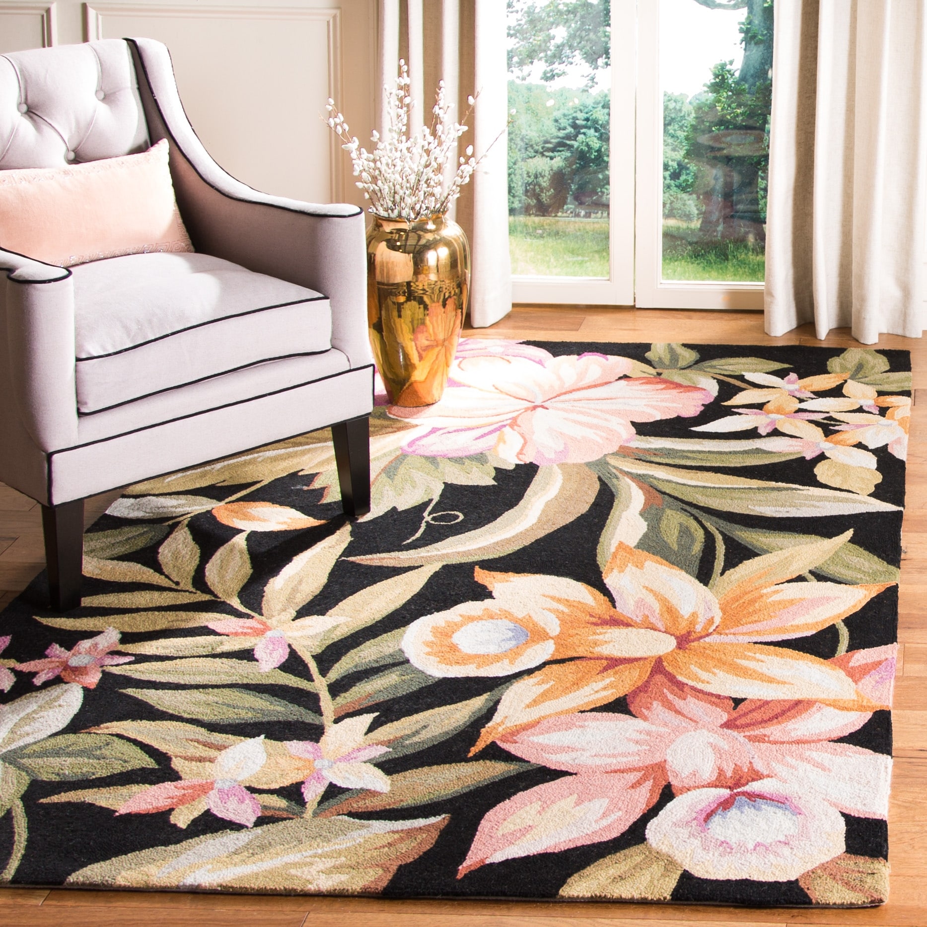 SAFAVIEH Handmade Chelsea Terraza French Country Wool Rug