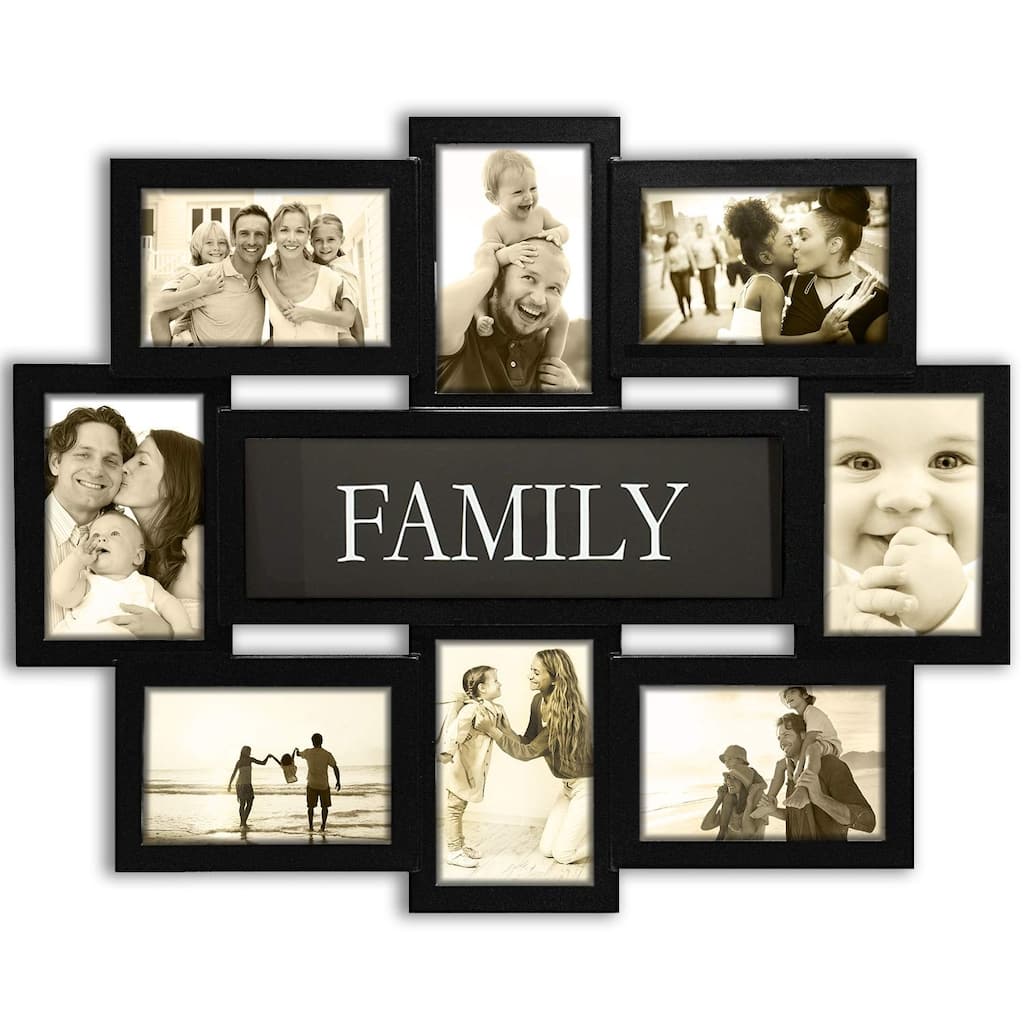 HELLO LAURA 12 Opening Decorative Wall Hanging Collage Picture Photo Frame