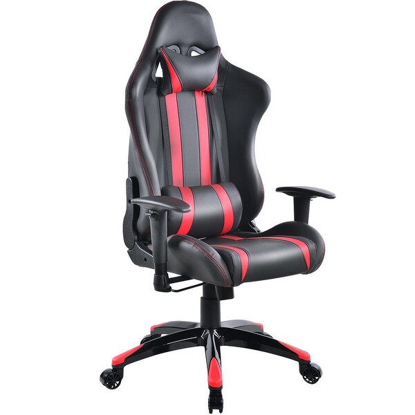 Shop Costway Racing High Back Reclining Gaming Chair ...