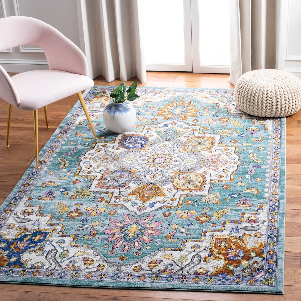 SAFAVIEH Aria Zeena Boho Oriental Medallion Rug