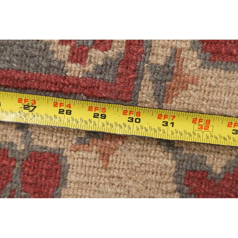 Vegetable Dye Nepalese Oriental Area Rug Hand-knotted Wool Carpet - 6'1" x 9'4"