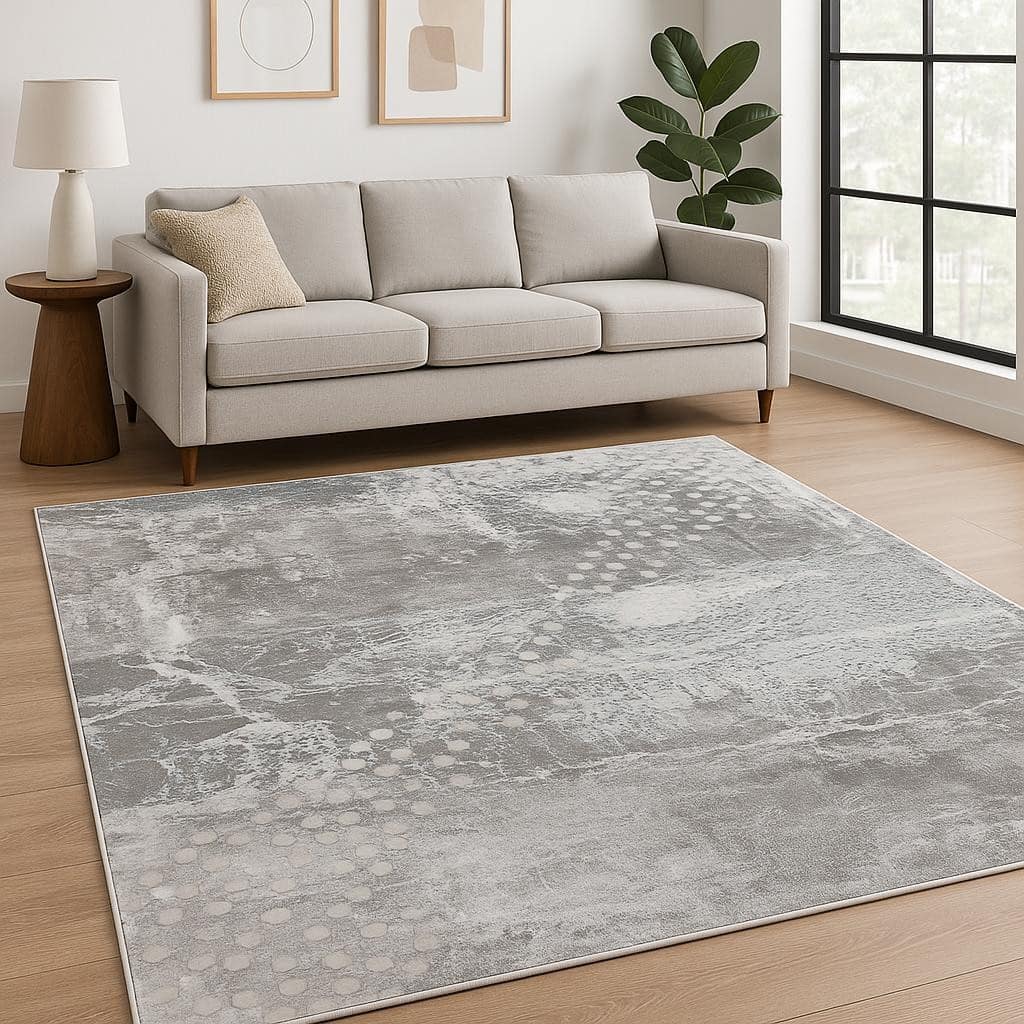 HomeRoots Abstract Modern Rectangle Area Rug - 147.00 in. x 108.00 in. x 0.80 in.