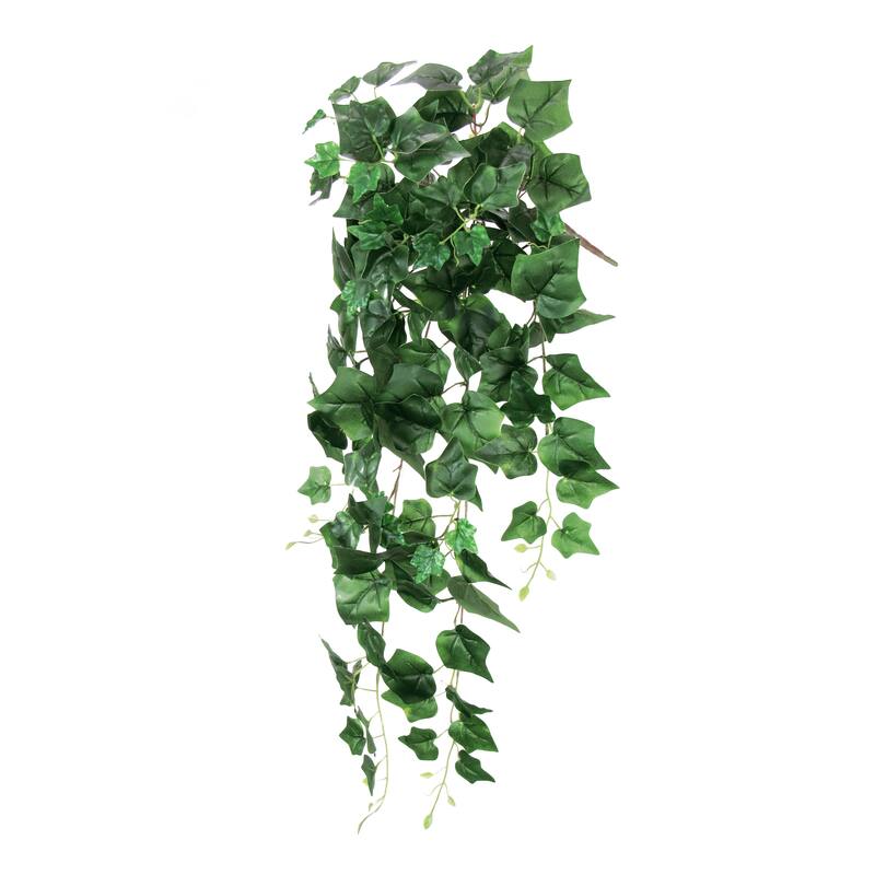 Artificial English Ivy Leaf Vine Hanging Plant Greenery Foliage Bush 32in - 32" L x 12" W x 6" DP