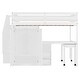 preview thumbnail 8 of 55, Space-Saving Loft Bed with Storage Stairs & Two Drawers, Wooden Full Bed Frmae wiht Shelves Wardrobe, Movable table & Side Desk