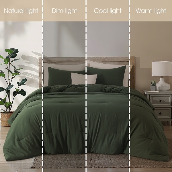 Nanshing Arcadia 3 Piece Soft prewashed Comforter Set - On Sale