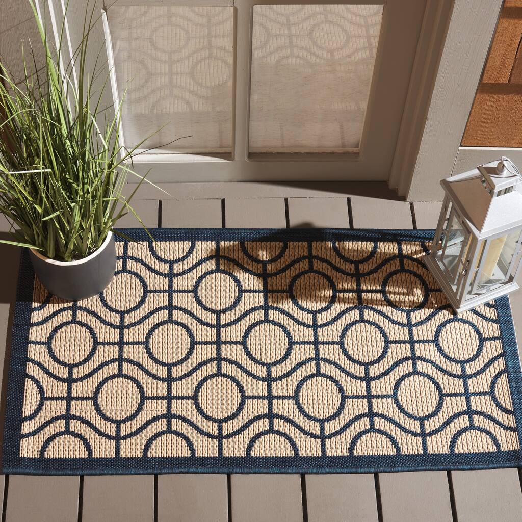 SAFAVIEH Courtyard Joline Indoor/ Outdoor Waterproof Patio Backyard Rug