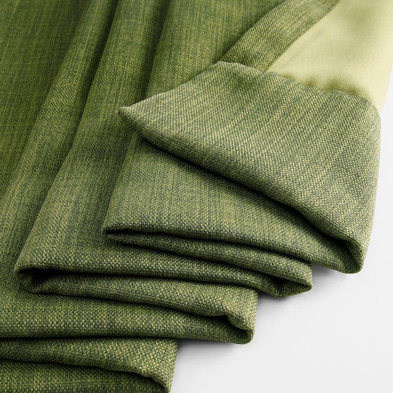 Exclusive Fabrics Faux Linen Extra Wide Room Darkening Curtains (1 Panel)