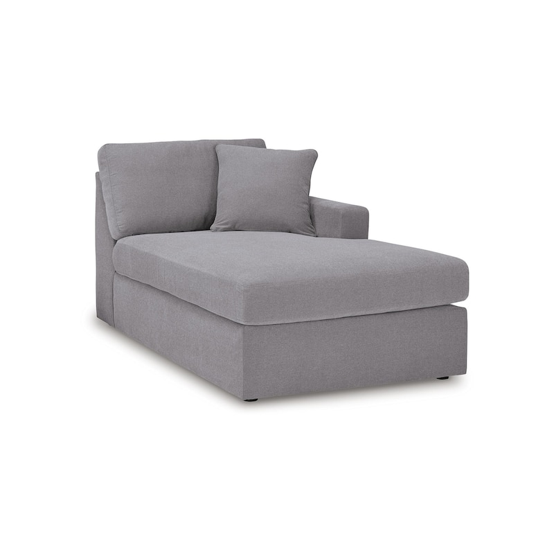 Signature Design by Ashley Modmax 5-Piece Double Chaise with Audio Consoles - 144"W x 68"D x 36"H