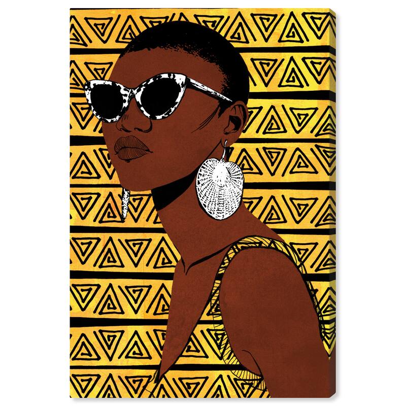 Wynwood Studio Canvas Fashion and Glam Vertigo Yellow and Modern & Contemporary Wall Art Canvas Print