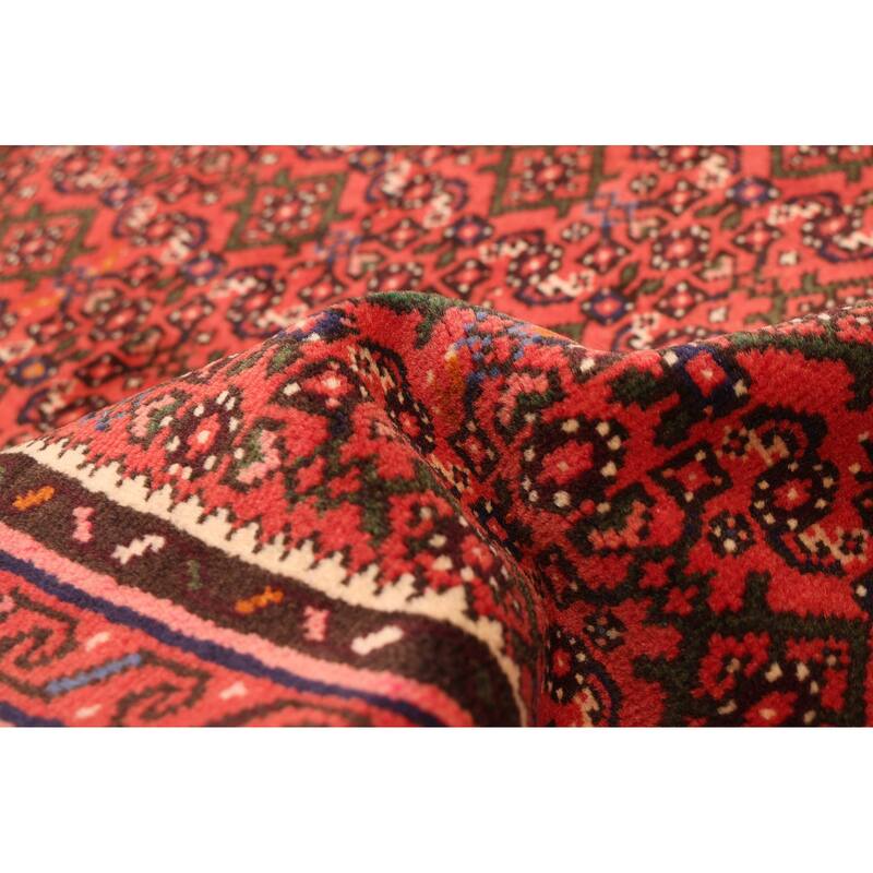 ECARPETGALLERY Hand-knotted Andelz Red Wool Rug - 2'9 x 9'6