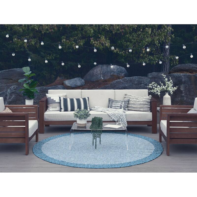 Seros Modern & Contemporary Nautical Indoor/Outdoor Area Rug