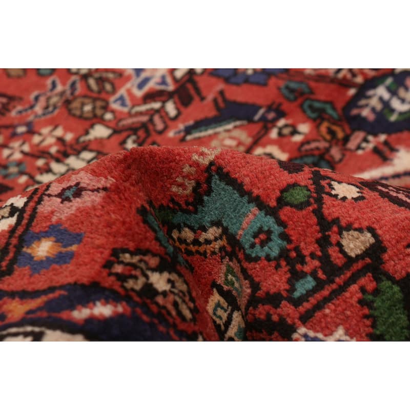 ECARPETGALLERY Hand-knotted Andelz Red Wool Rug - 3'1 x 8'2