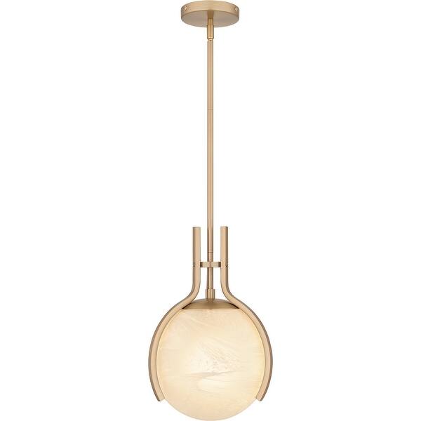 slide 2 of 6, Bronze Gold One Light Pendant from the Quoizel Pendant Collection