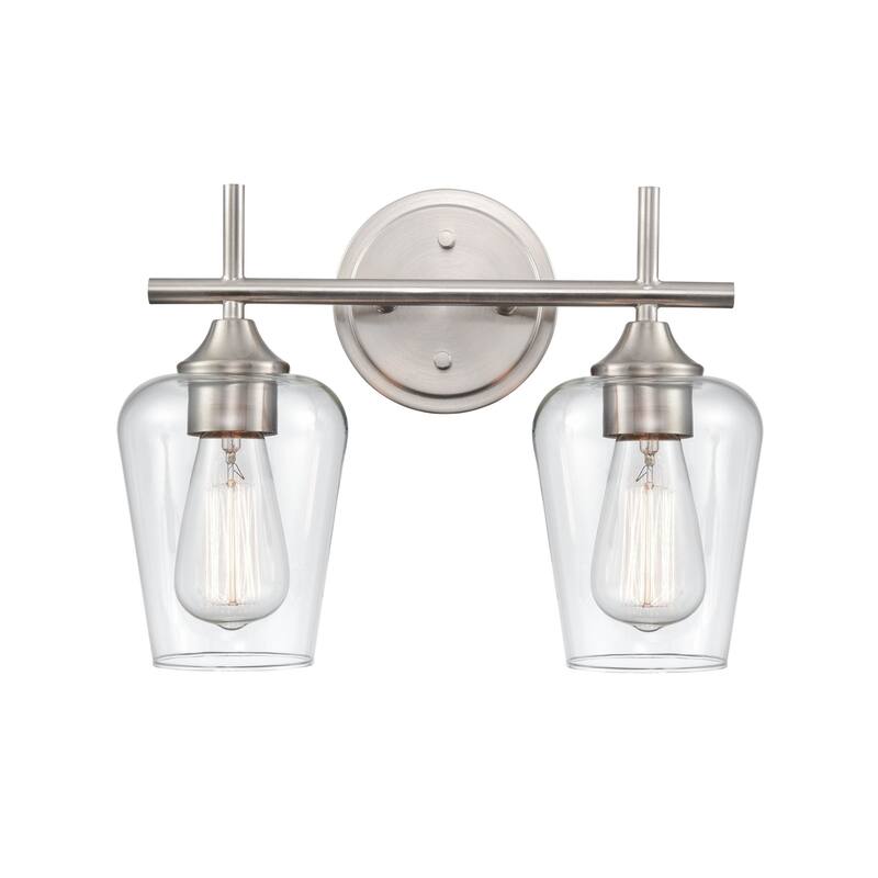 Millennium Lighting Ashford 2 Light 14" Wide Bathroom Vanity Light - Brushed Nickel