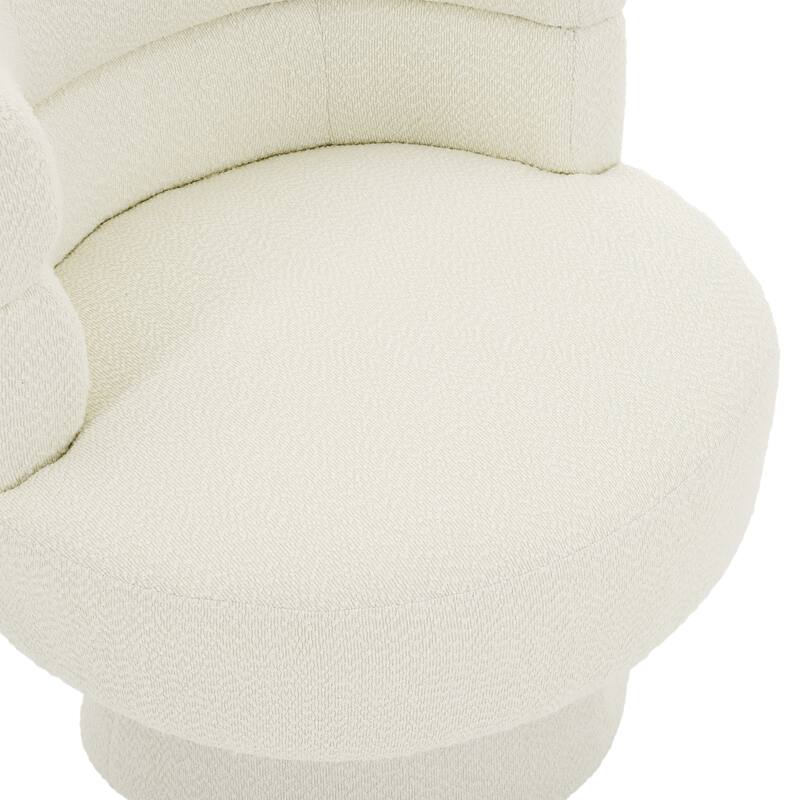 Christopher Knight Home - Quill Boucle 360° Swivel Barrel Chair