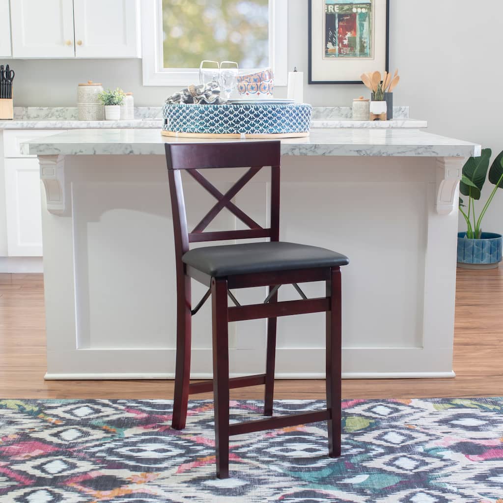 Linon 24-Inch Folding Counter Stool