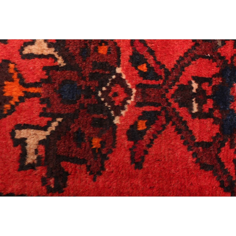 ECARPETGALLERY Hand-knotted Andelz Red Wool Rug - 3'10 x 6'2